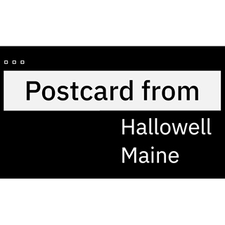 Postcard from Hallowell Maine